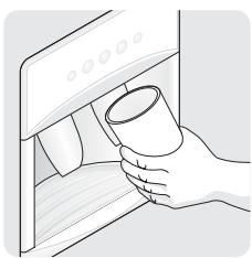 FRIGIDAIRE GPSZ28V9CS7 - Benutzung des Spenders - 1