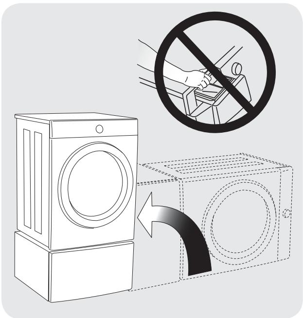 FRIGIDAIRE CFPWD15B - Fixez le socle à l'électroménager - 3