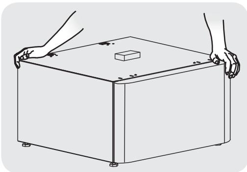 FRIGIDAIRE CFPWD15B - Prepare el pedestal antes de instalarlo - 3