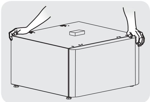 FRIGIDAIRE CFPWD15B - Préparez le socle avant le montage - 3