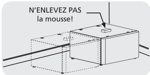 FRIGIDAIRE CFPWD15B - Préparez le socle avant le montage - 1