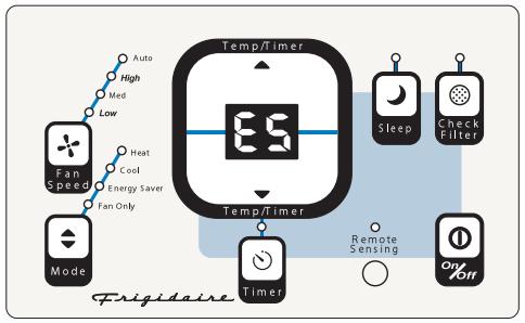 FRIGIDAIRE FAH08ES1T - CODES DE DÉFAUT - 3