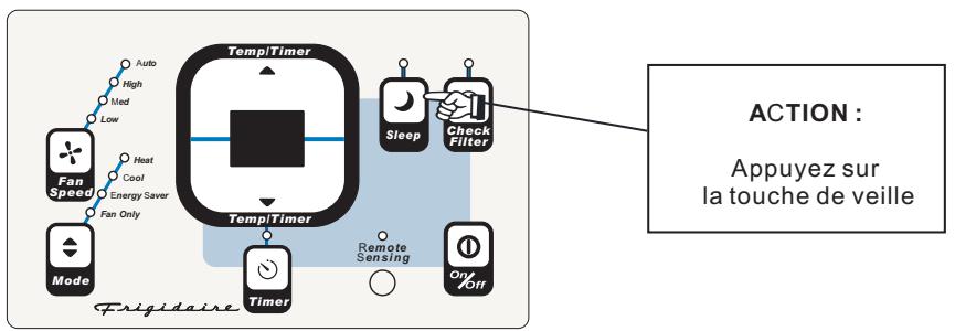 FRIGIDAIRE FAH08ES1T - Fonctions du climatiseur (suite) - 1