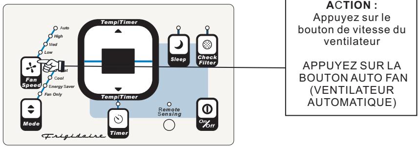 FRIGIDAIRE FAH08ES1T - Fonctions du climatiseur (suite) - 7