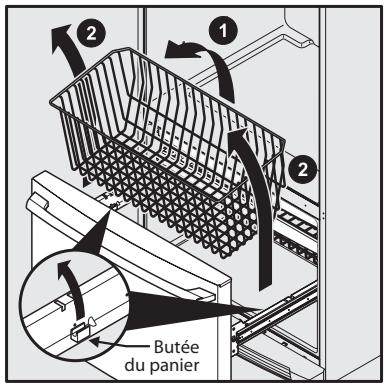 FRIGIDAIRE FGHB2869LE - Pour enlever le panier du bas - 1
