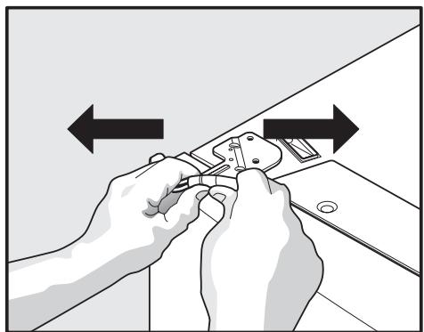 FRIGIDAIRE FGHB2869LE - Pour enlever les portes du réfrigérateur : - 2