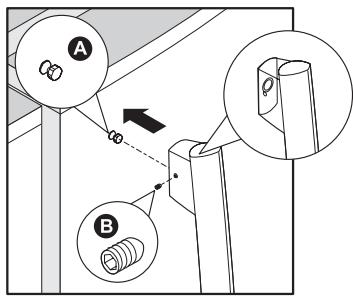 FRIGIDAIRE FGHB2869LE - Assembler les poignées du réfrigérateur - 2
