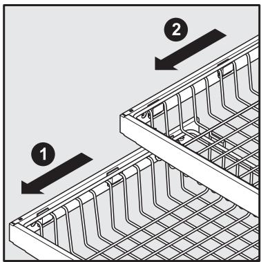 FRIGIDAIRE FGHB2869LE - Pour enlever le panier du haut - 1