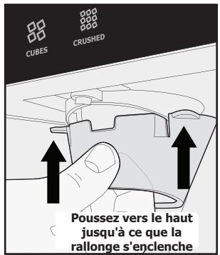 FRIGIDAIRE FGHB2869LE - Installation de la rallonge du conduit à glaçons - 1