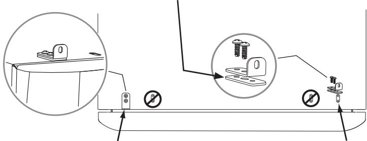 FRIGIDAIRE FNDP15B - C_1) Fixation de la quincaillerie de montage de la laveuse - 3