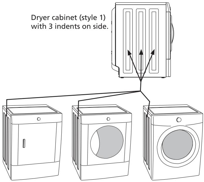 FRIGIDAIRE FNDP15B - C_2) Attaching dryer (style 1) mounting hardware - 1