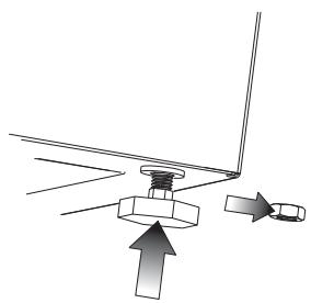 FRIGIDAIRE FNDP15B - A) Préparation de la laveuse ou de la sechese pour son montage sur le socle - 2