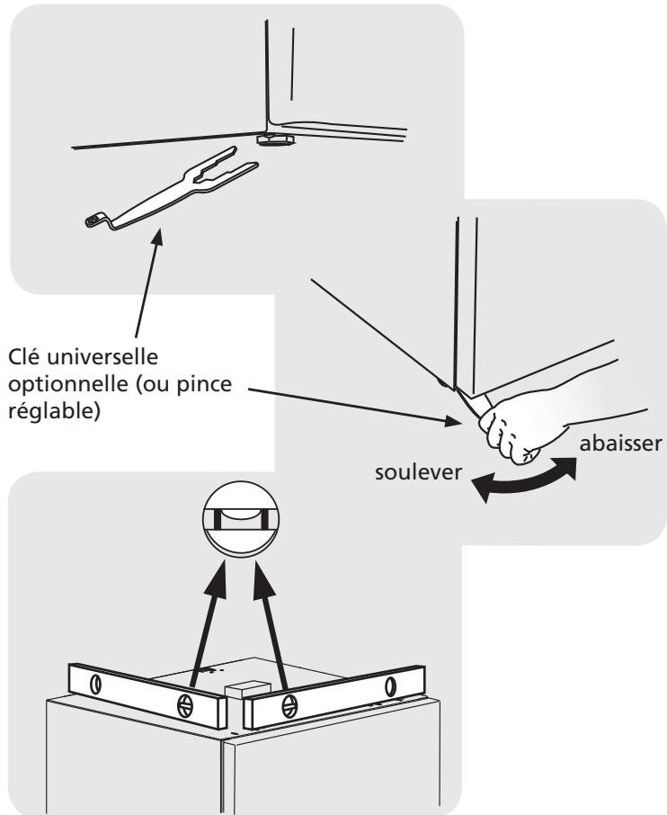 FRIGIDAIRE FNDP15B - B) Préparation du socle avant le montage de la laveuse ou de la séchuse - 2