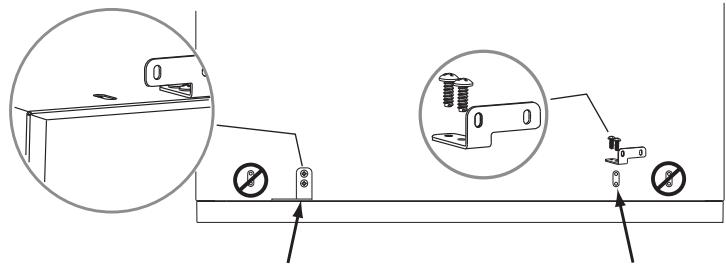 FRIGIDAIRE FNDP15B - C5) Fixation de la quincaillerie de montage de la sécheuse (type 3) - 2