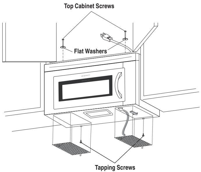 FRIGIDAIRE FPBM189KF - MOUNTING OVEN TO THE WALL - 2