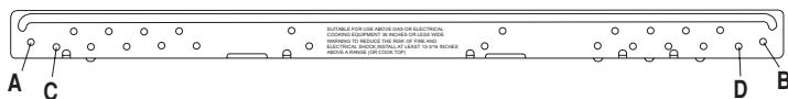 FRIGIDAIRE FPBM189KF - PLAQUE de fixation - 1