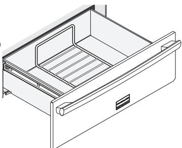 FRIGIDAIRE FPWD3085K - DISPOSITION DE LA GRILLE DU TIROIR - 2