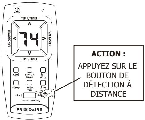 FRIGIDAIRE FRA083AT7 - FONCTION DE DETECTION A DISTANCE (sur certains modèles) - 1