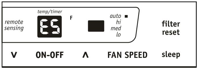 FRIGIDAIRE FRA083AT7 - POUR MODIFIER L'AFFICHAGE DE TEMPERATURE : - 2
