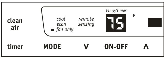 FRIGIDAIRE FRA123CT1 - POUR UTILISER LA FONCTION D'ÉCÔNOMIE D'ENERGIE (ECON): - 3