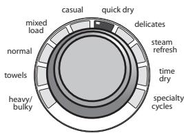 FRIGIDAIRE FASG7073LA - TABLEAU DE RÉGLAGE DE LA SÉCHEUSE - 1