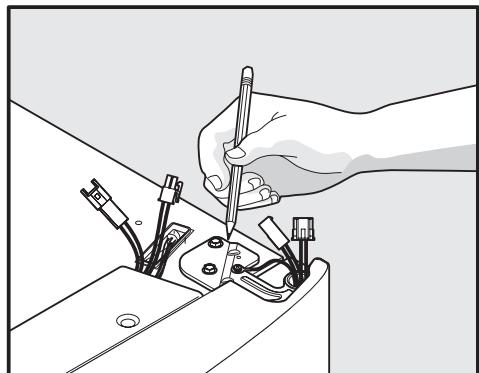 FRIGIDAIRE FGHB2878LP - Pour enlever les portes du réfrigérateur : - 1