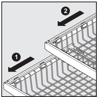 FRIGIDAIRE FGHB2878LP - Pour enlever le panier du haut - 1