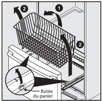 FRIGIDAIRE FGHB2878LP - Pour enlever le panier du bas - 1
