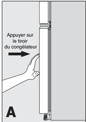 FRIGIDAIRE FGHB2878LP - Pourmettre lacaisse de niveau au moyen des roulettes avant(certainsmodles)： - 4