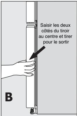 FRIGIDAIRE FGHB2878LP - Installer le tiroir du congelateur - 4