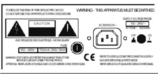 ALLEN & HEATH ALLEN & HEATH WZ20S - Connexion de l'Alimentation - 1