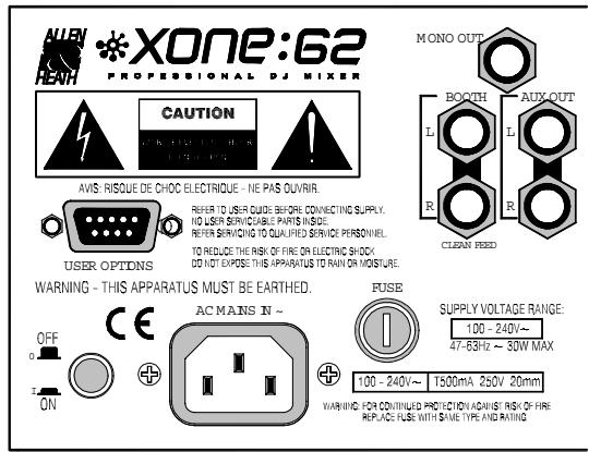 ALLEN & HEATH ALLEN & HEATH XONE 62 - L'écoute au casque à fort volume et pendant de longues périodes peu endommager votre système auditif. - 9