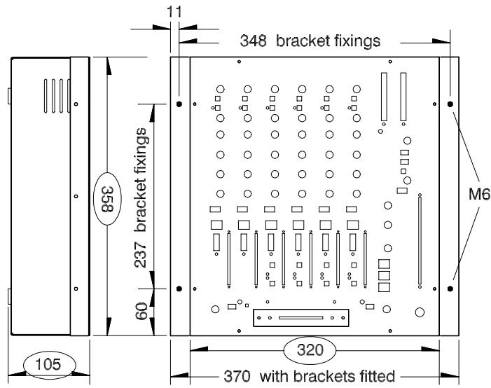 ALLEN & HEATH ALLEN & HEATH XONE 62 - Dimensions et Poids - 1
