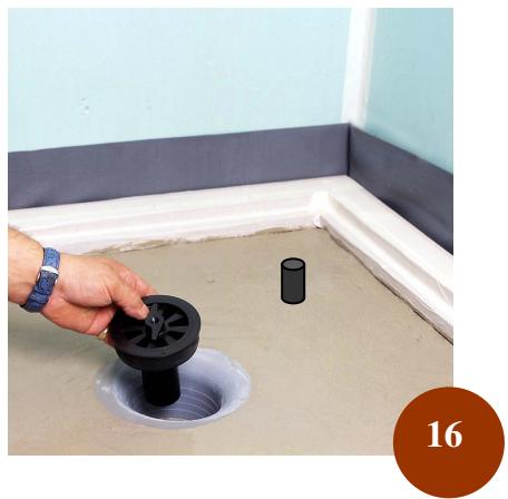 LAZER FIDJI - Instruction de pose pour une douche plein pied - 16