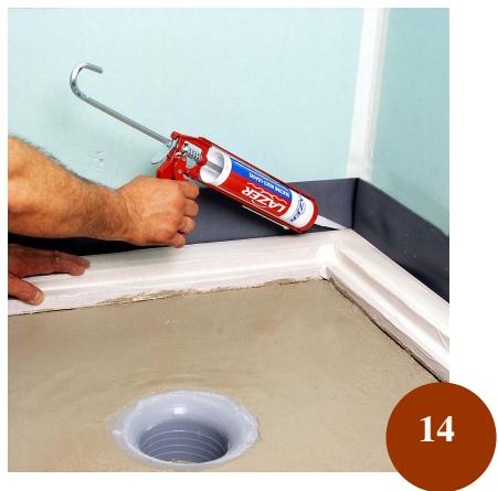 LAZER FIDJI - Instruction de pose pour une douche plein pied - 14