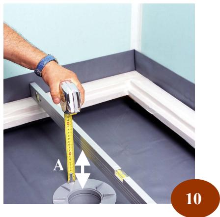 LAZER FIDJI - Instruction de pose pour une douche plein pied - 10