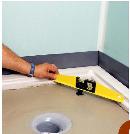 LAZER FIDJI - Instruction de pose pour une douche plein pied - 17