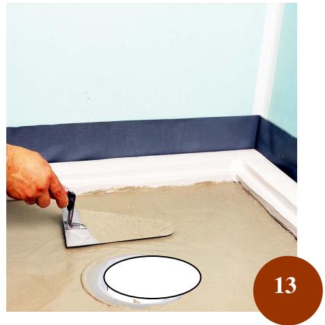 LAZER FIDJI - Instruction de pose pour une douche plein pied - 13