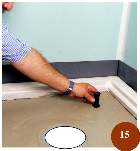 LAZER FIDJI - Instruction de pose pour une douche plein pied - 15