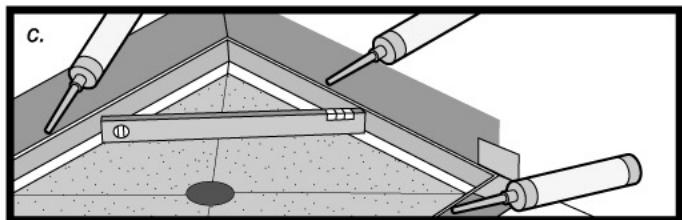 LAZER SHOWER DESIGN DECK MARINE - RÉalisér la chape sur ISOTANCHE - 4