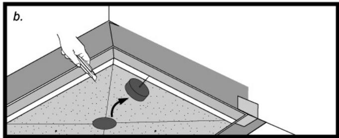 LAZER SHOWER DESIGN DECK MARINE - RÉalisér la chape sur ISOTANCHE - 3