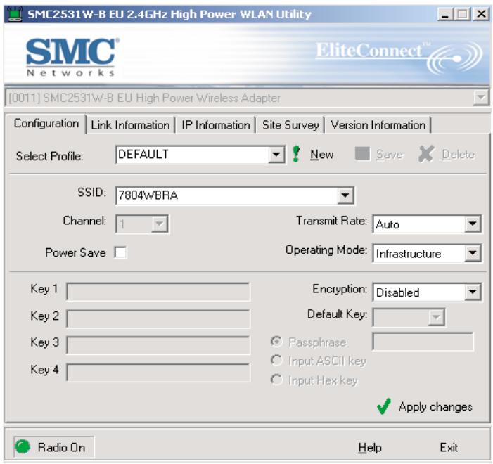 SMC 2531W-B - Configuration - 1