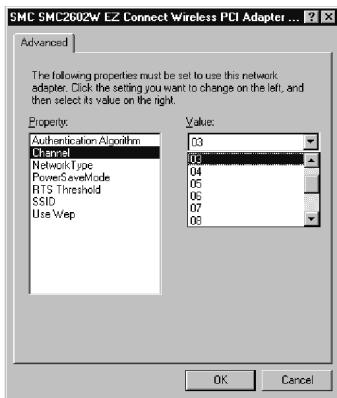 SMC 2602W - Installation sous windows 95/98/2000 - 6