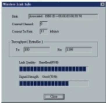SMC 2622W-P - Écran wireless link info (informations de liaison sans fil) - 1