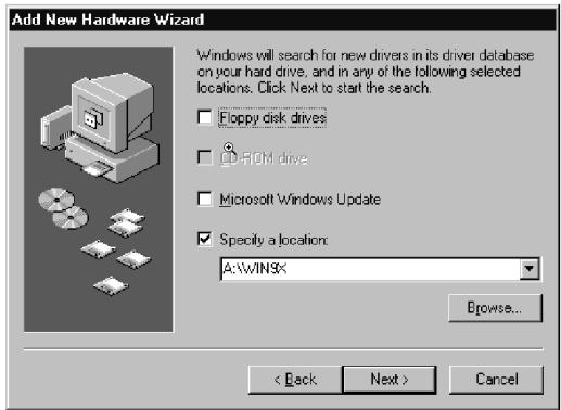 SMC 2632W - Installation sous Windows 95/98/2000 - 2
