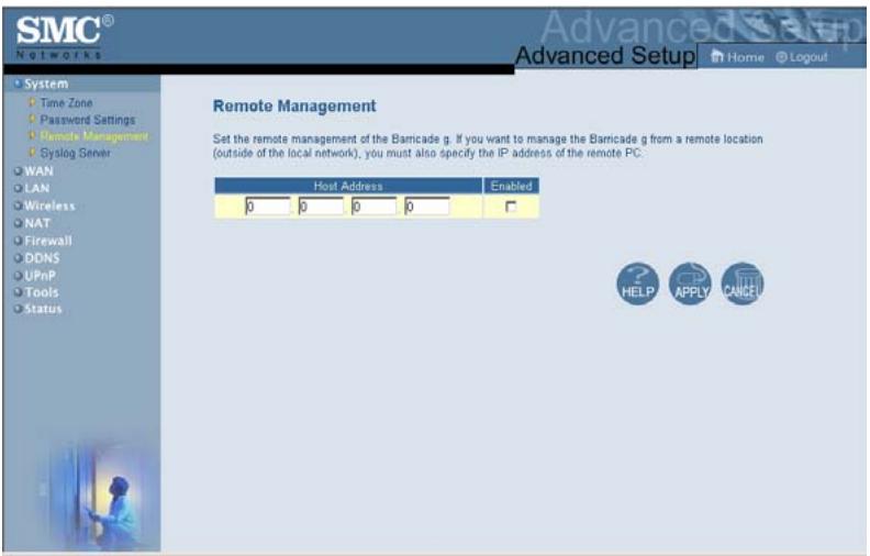SMC 2804WBR - Remote Management (Administration à distance) - 1