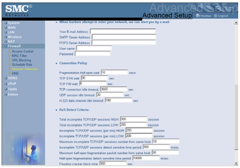 SMC 2804WBR - Intrusion Detection (Detection d'intrusion) - 2