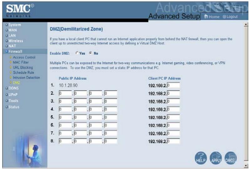 SMC 2804WBR - DMZ - 1