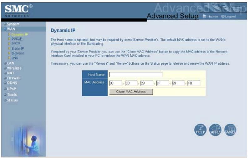 SMC 2804WBR - Dynamic IP (IP dynamique) - 1