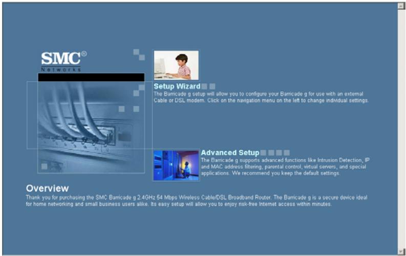 SMC 2804WBR - Exploration de l'interface Web - 2